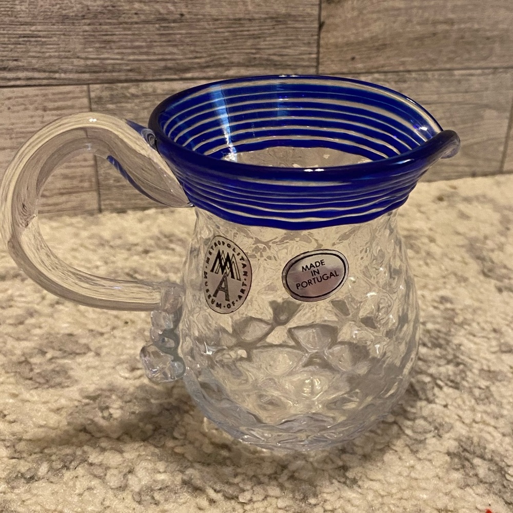 Rare Vintage Hand Blown Glass
Creamer from the Metropolitan Museum of Art